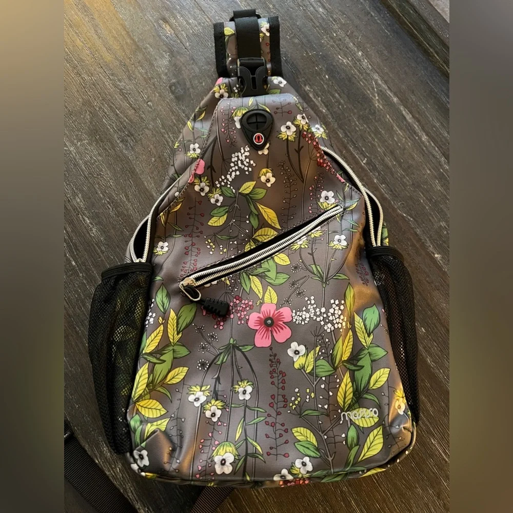 Floral over the shoulder bag